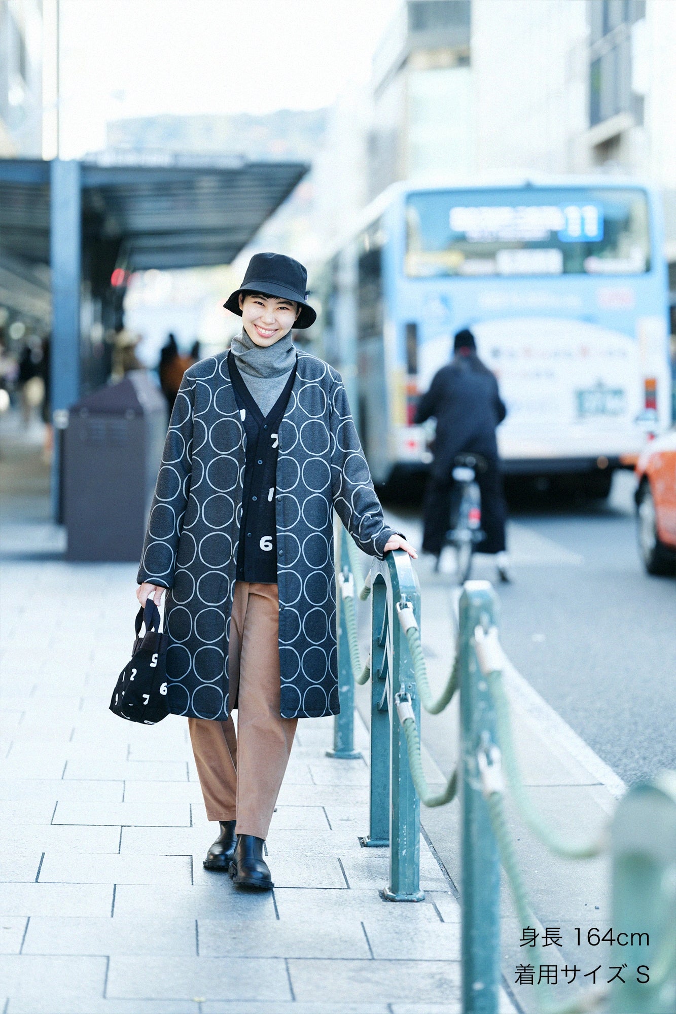 彈性燈芯絨 休閒窄管長褲/琥珀色