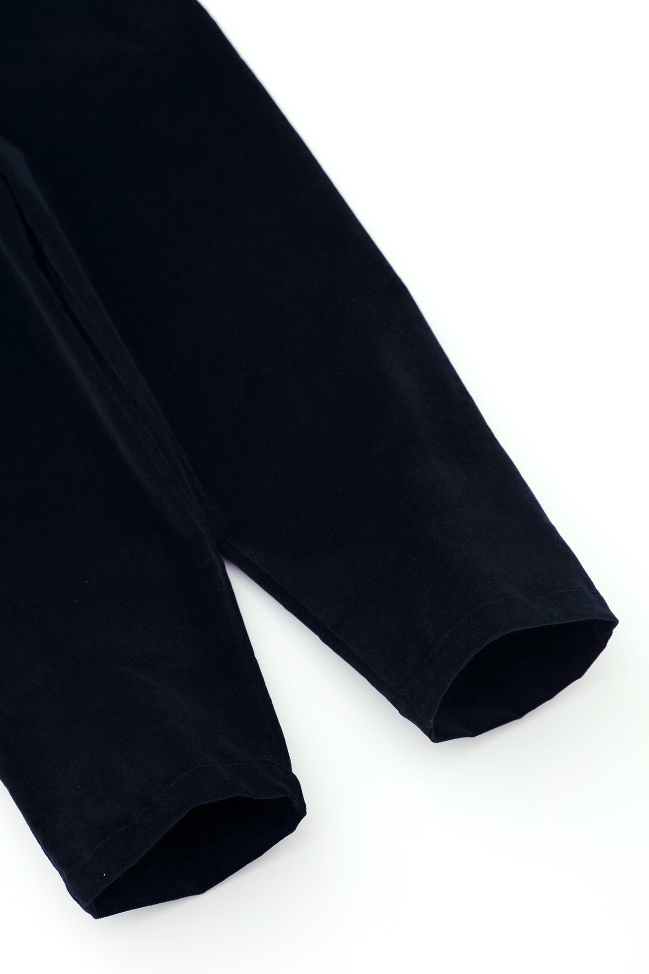 鑲嵌針織 休閒窄管長褲/棕色