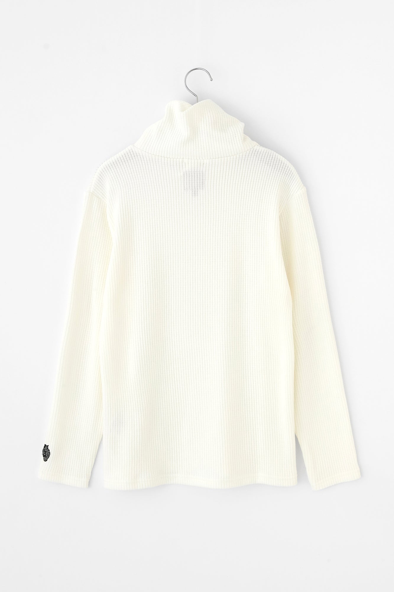 【預購】Soft Thermo(R) 羅紋針織 造型高領L/S長版上衣/白色(※預計於12月9日左右發貨)