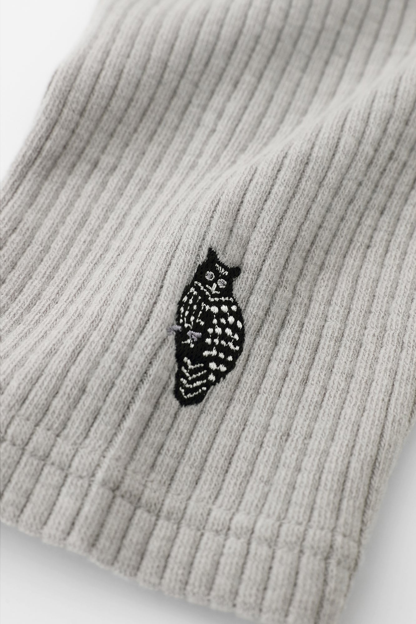 【預購】Soft Thermo(R) 羅紋針織 造型高領L/S長版上衣/天灰色(※預計於12月9日左右發貨)