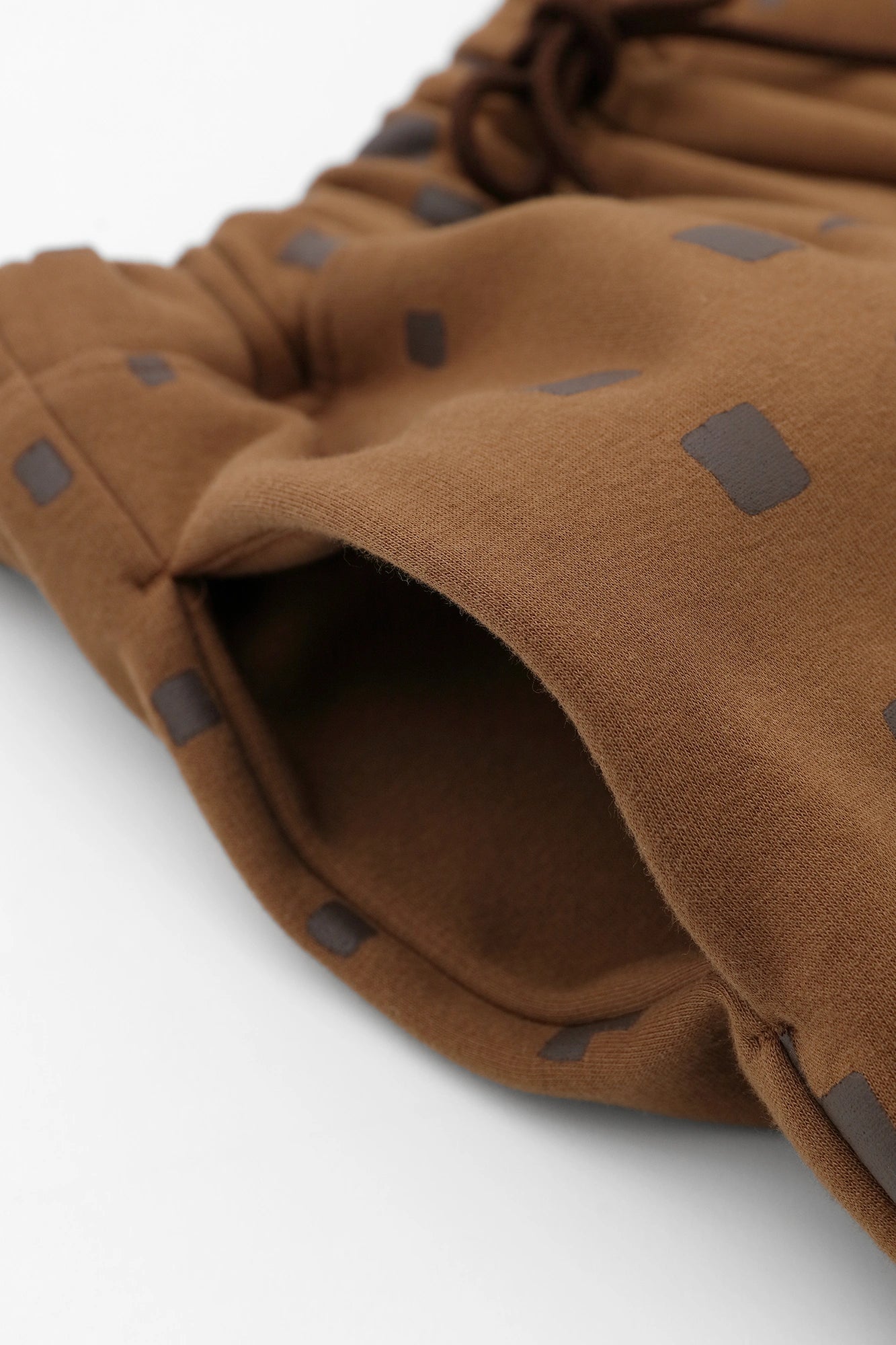 Fleece Brushed Lining Easy Tapered Pants/Windows Bronze