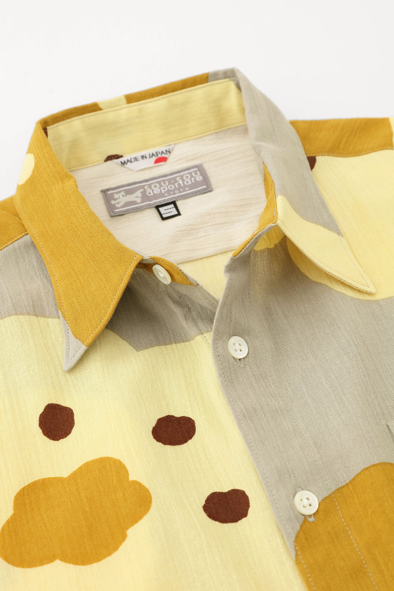 Chizimi Cotton 20/20 Shirt/Smile Beige