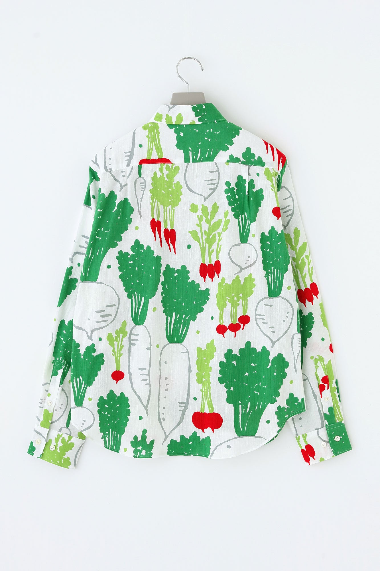 高島縮 20/20 シャツ/大根かぶら