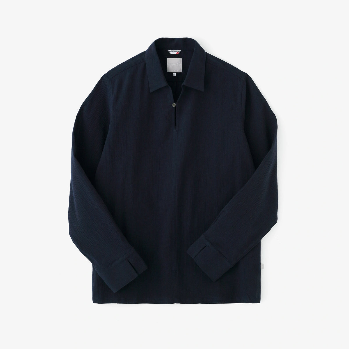 極美品 ENFOLD エンフォルド 長袖 スキッパーシャツ ネイビー 紺 5920156.webp?v=1768532832&