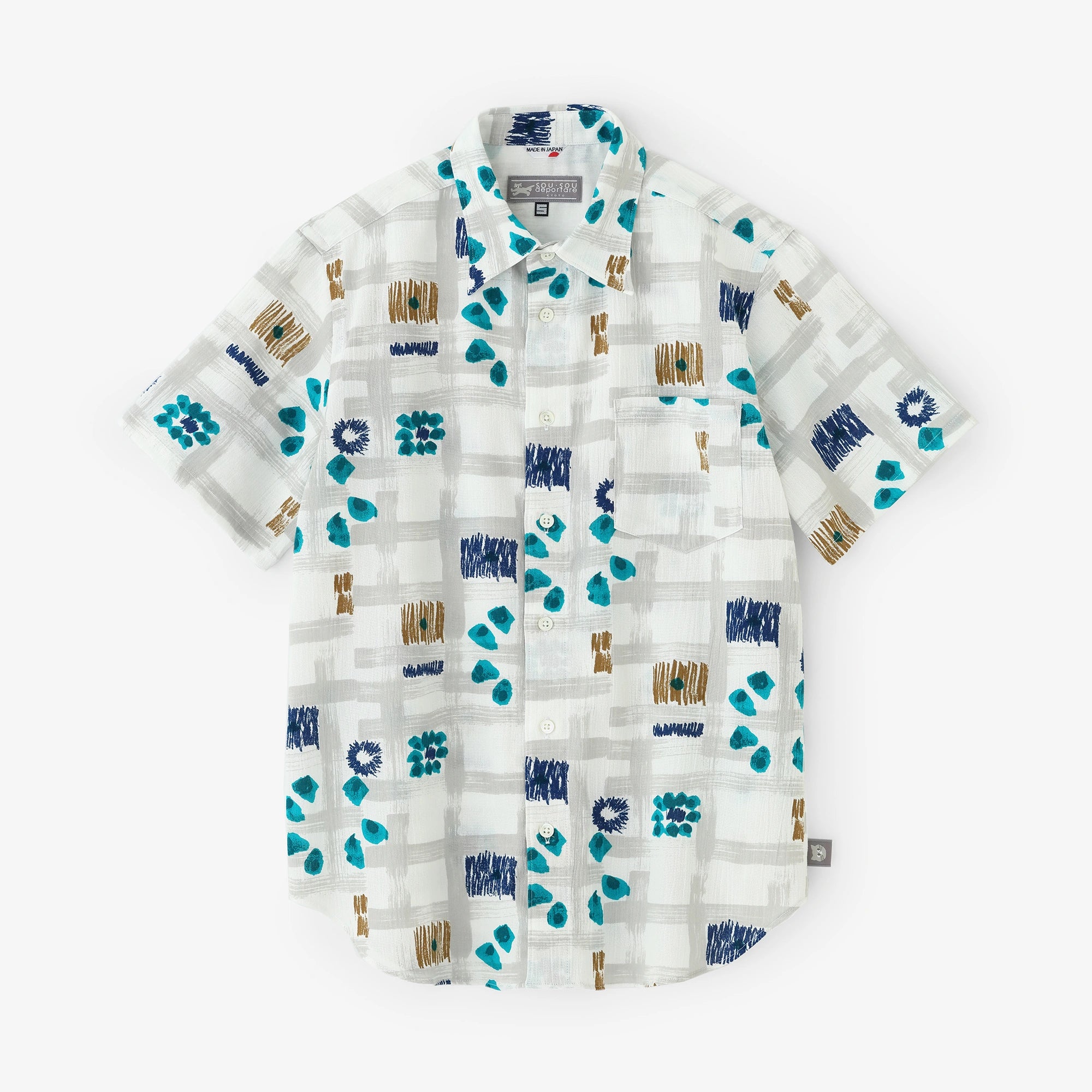 Chizimi Cotton 20/20 Short Sleeve Shirt / Spinning