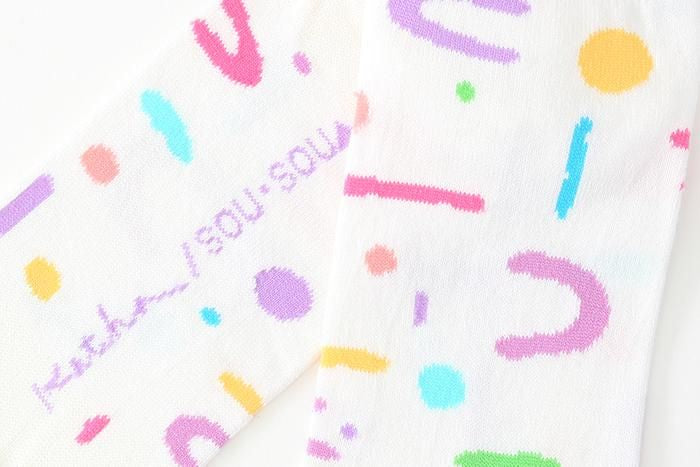 타비양말(Ank 길이)/푸쿠 쿠 쿠 흰색 【남・여성용】