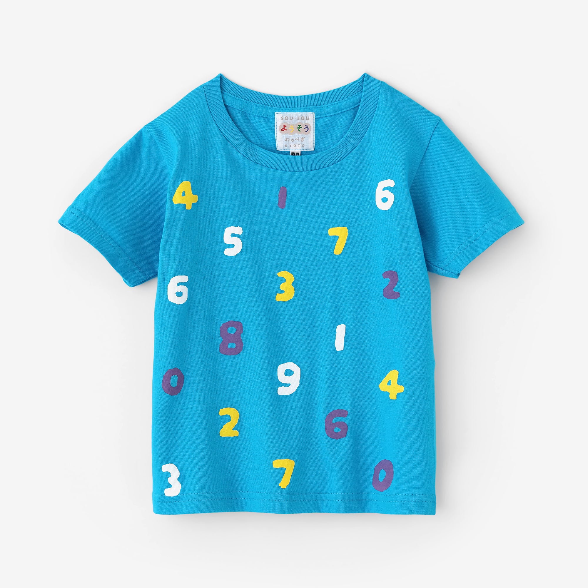 ●SO-SU-U十數 三色 短袖T-shirt/淡藍色