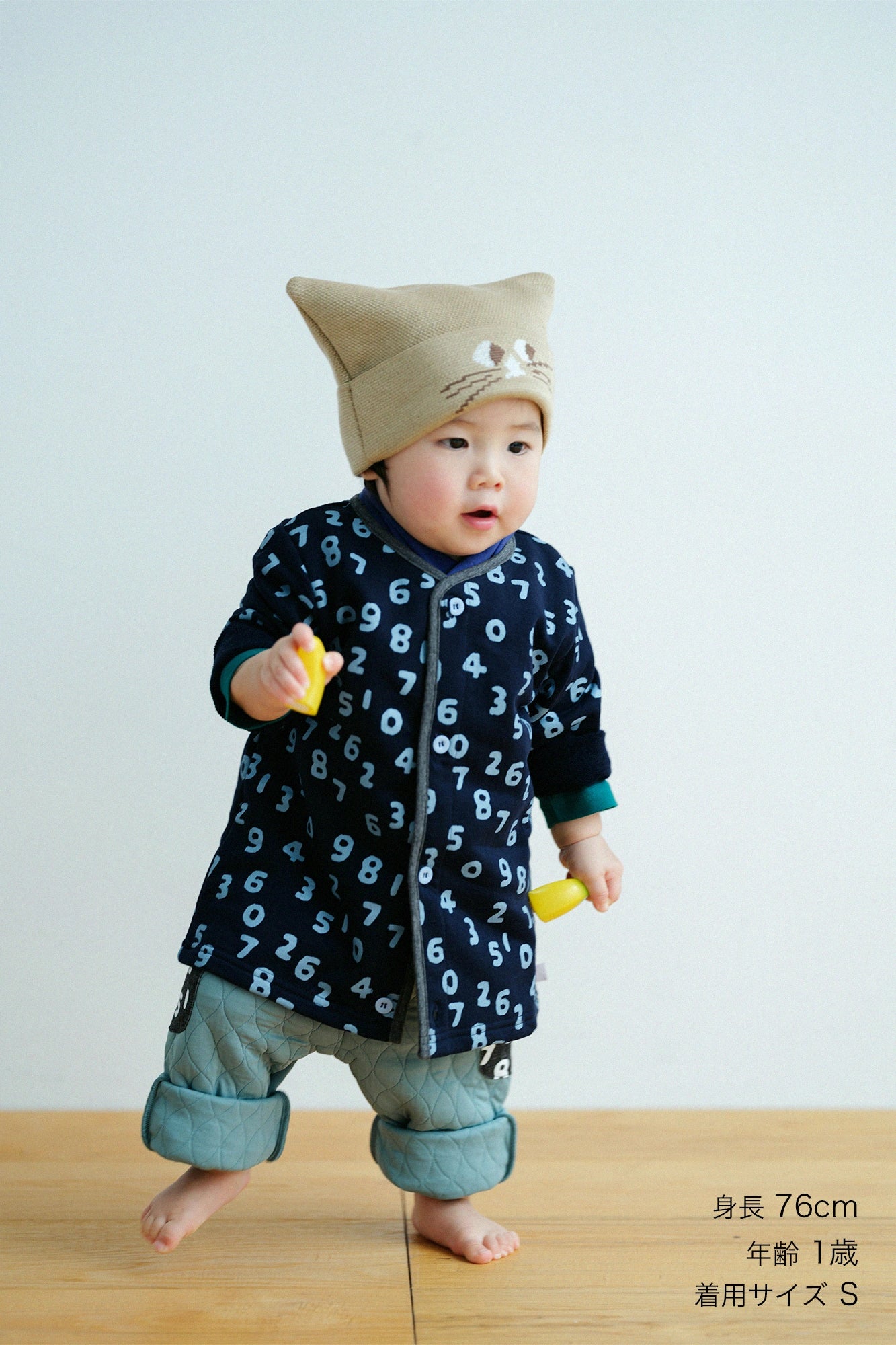 ●內抓毛 雙色袖外套/SO-SU-U十數 昆 深藍