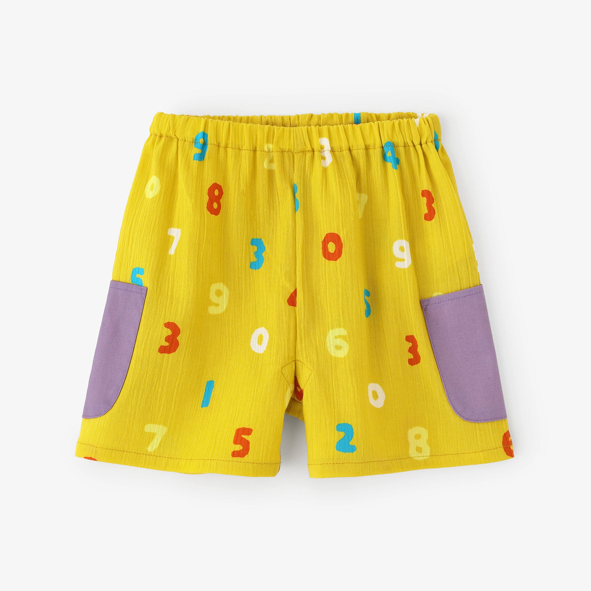 ○たかしまちぢみ 20/20 ショートパンツ／そすうよつみ きいろ