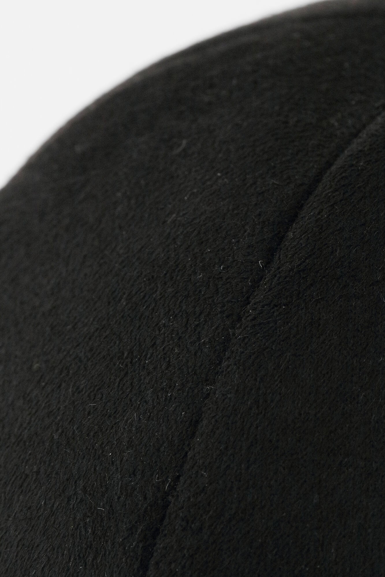 フェイクヌバック キャップ/ブラック×SO-SU-U昆(こん)