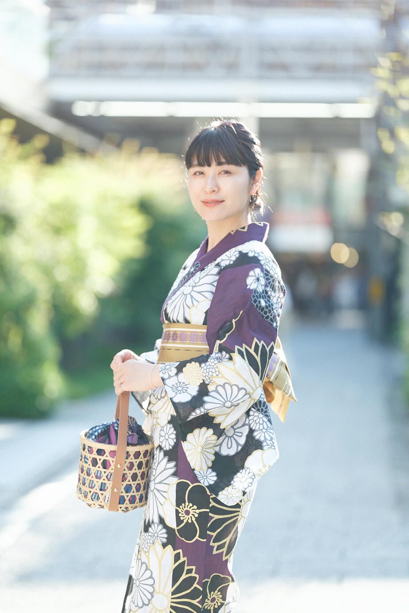 Ceinture pochette demi-largeur Hakata/ocre doré