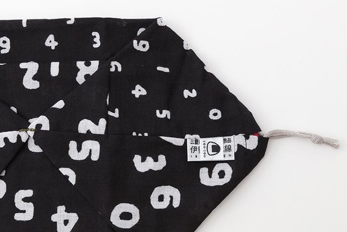 伊勢木棉 飯糰抽繩袋/SO-SU-U十數 昆x迷你SO-SU-U十數