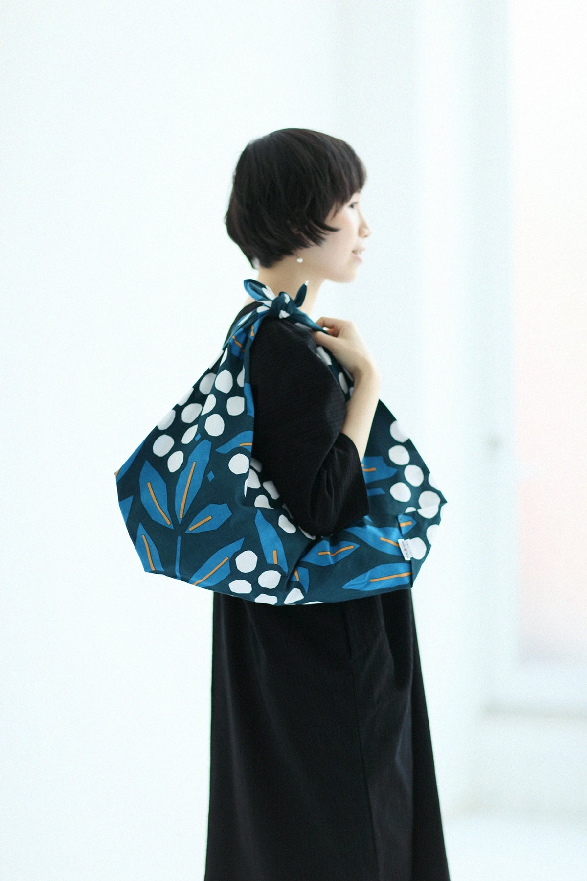 Chita Cotton 20/20 Odayaka Shopping Bag / Nandina Bamboo
