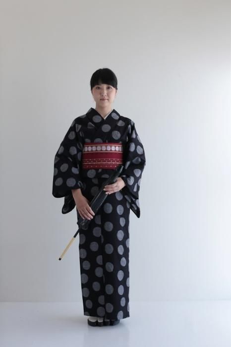 【※재단별도】쿠루메가스리 원단/스이교쿠 검은색(당신이 그것을 입었다면 괜찮습니다) ×회색