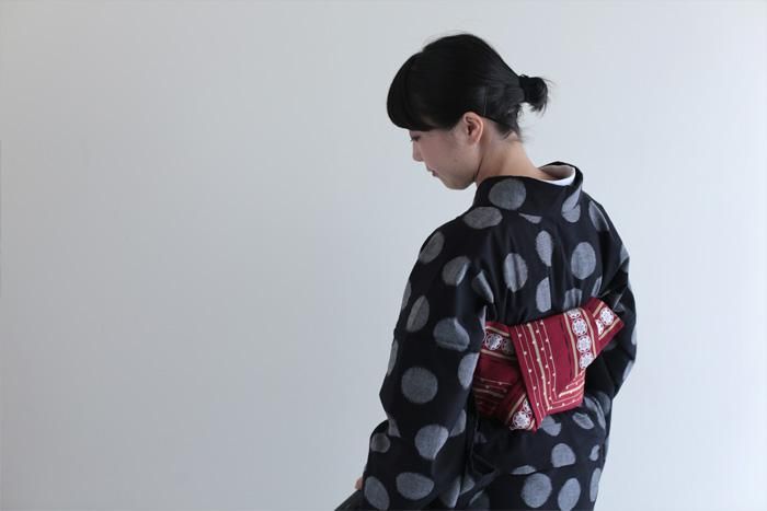 【※재단별도】쿠루메가스리 원단/스이교쿠 검은색(당신이 그것을 입었다면 괜찮습니다) ×회색