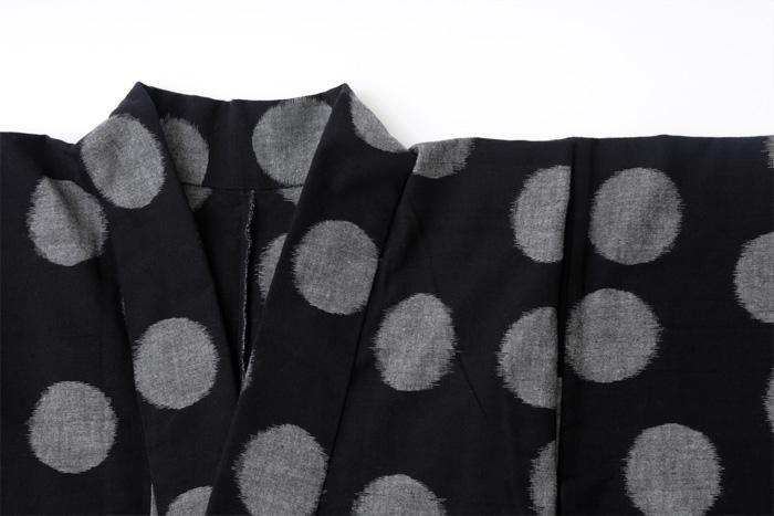 【※재단별도】쿠루메가스리 원단/스이교쿠 검은색(당신이 그것을 입었다면 괜찮습니다) ×회색