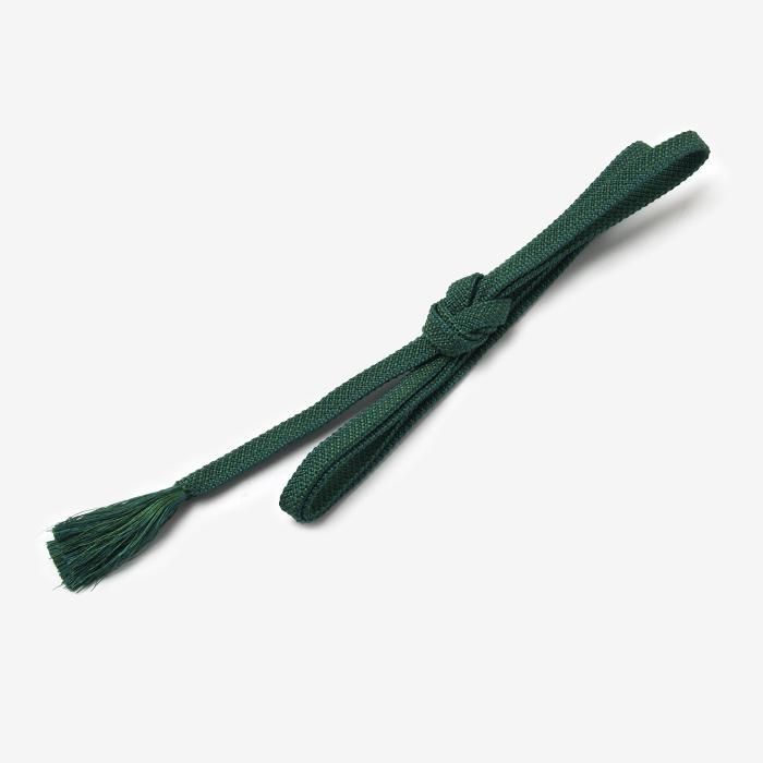 真絲 羽織腰繩/藍色綠色