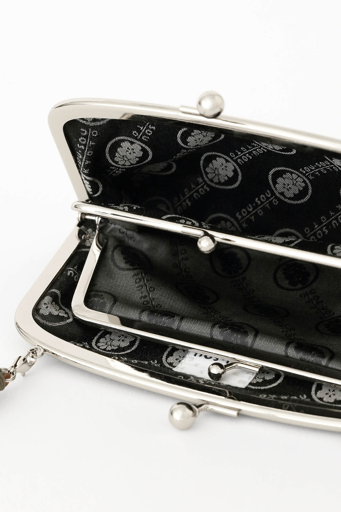 No.12 Soft Canvas Soft Gamaguchi Clasp Purse(Double Layer)/ Daily Morning Tea Ceremony