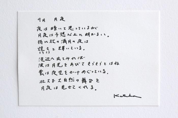 Isemomen Cotton Textile Handkerchief/Moon Night