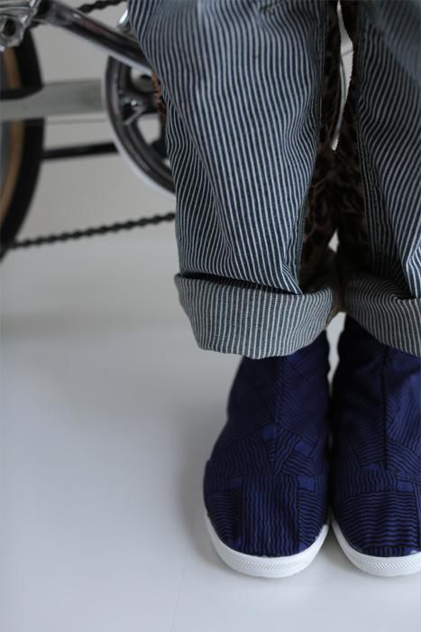 【net限定】先丸5枚足袋/かごめ編み 正紺(しょうこん)