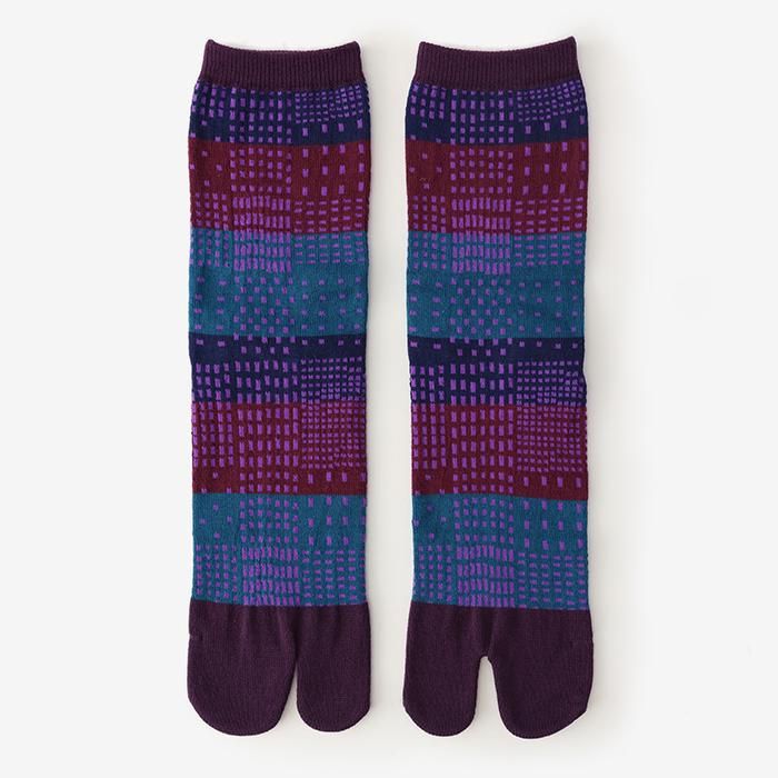 타비양말(보통 길이)/시키이시 에도 무라사키(남녀용)