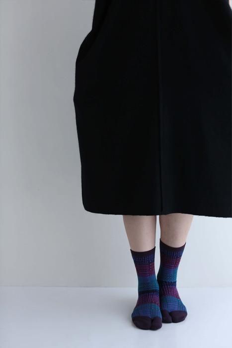 타비양말(보통 길이)/시키이시 에도 무라사키(남녀용)