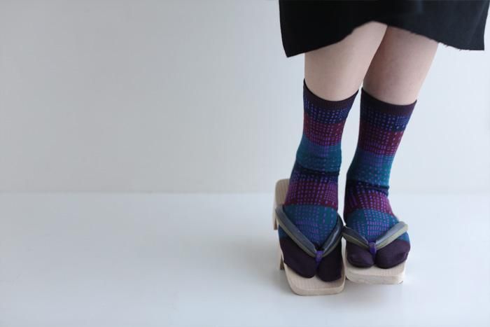 타비양말(보통 길이)/시키이시 에도 무라사키(남녀용)