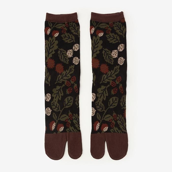 Tabi Socks (Mid-calf)/Nuts Chestnut Brown【Men・Women】