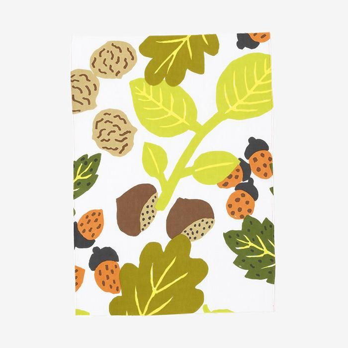 伊勢木綿 textile手ぬぐい(ひめ丈)/木の実(このみ)