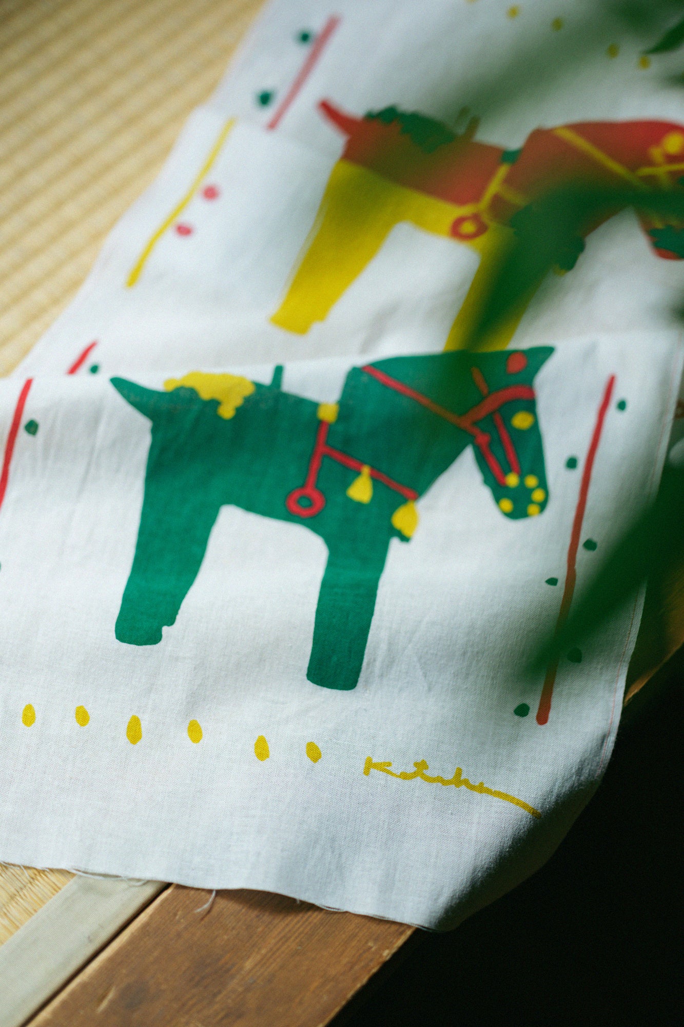 Isemomen Cotton Textile Handkerchief / Year of the Snake 2025