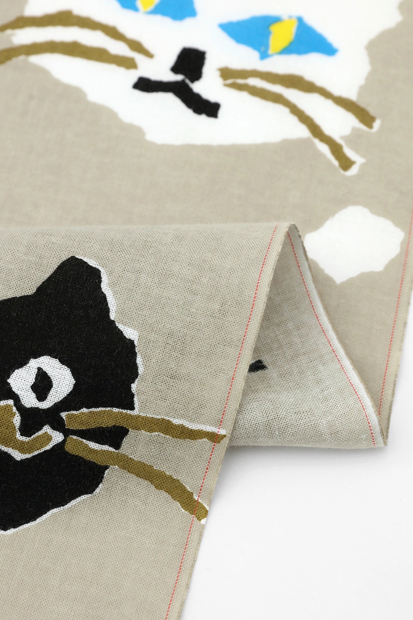 伊勢木綿 textile手ぬぐい/おともだち