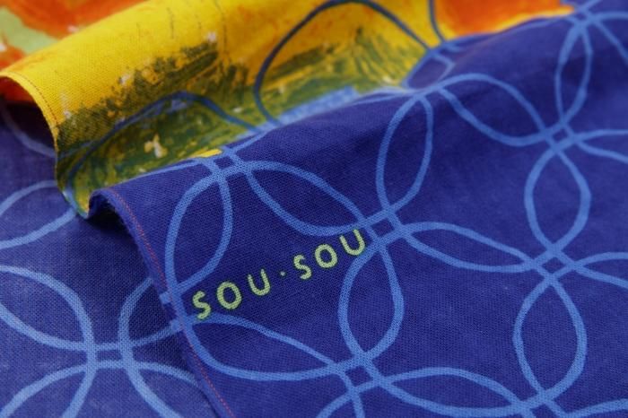 【net limited】Isemomen Cotton Textile Handkerchief / December Bustle