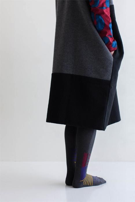 Tabi Socks(Under Knee)/Layering Dark Grey【Women】