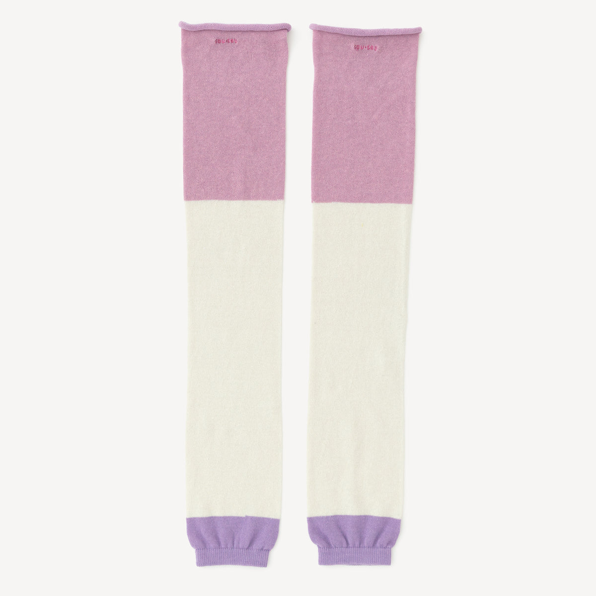Cotton-linen Blend Arm Cover/Light Pink