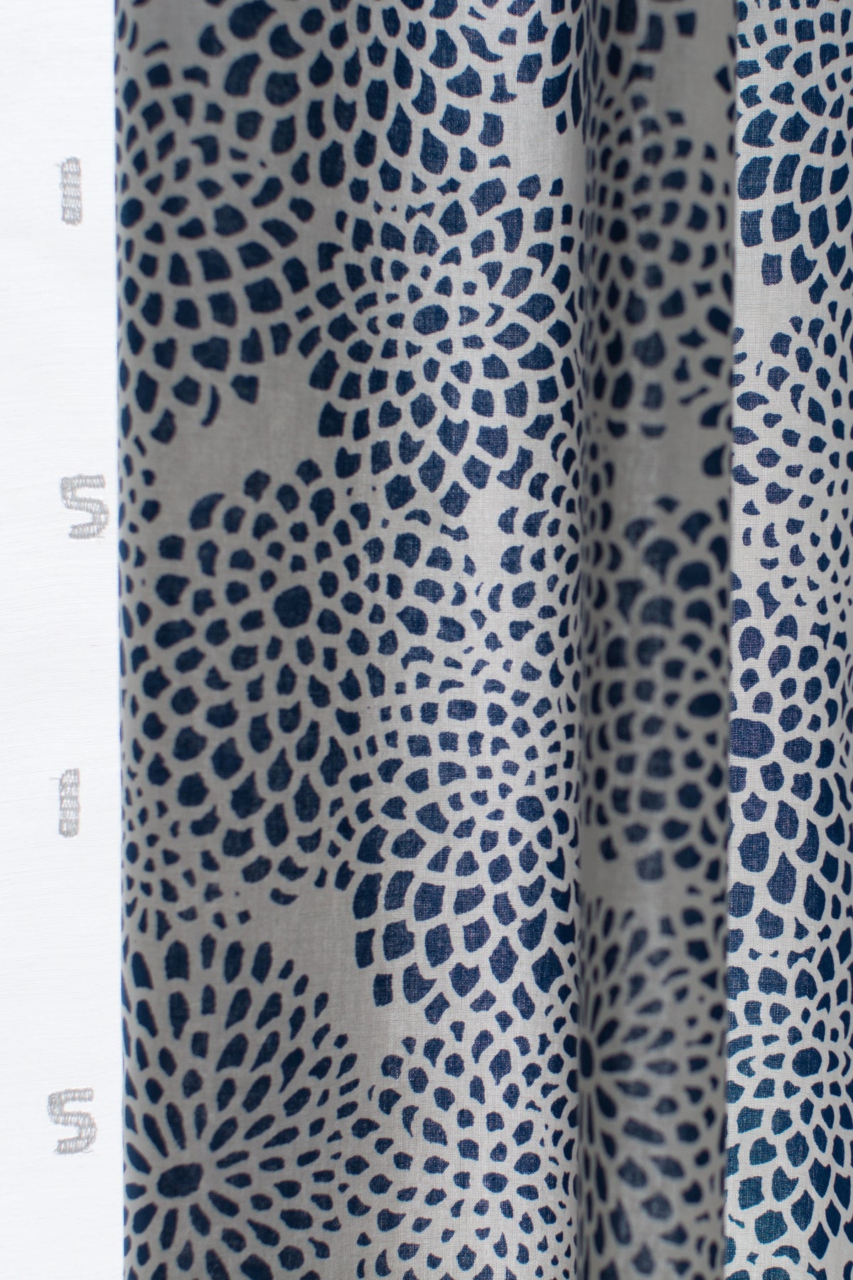 텍스타일 원단 (21st Plain 직조)/국화 아이보리색<50cm>