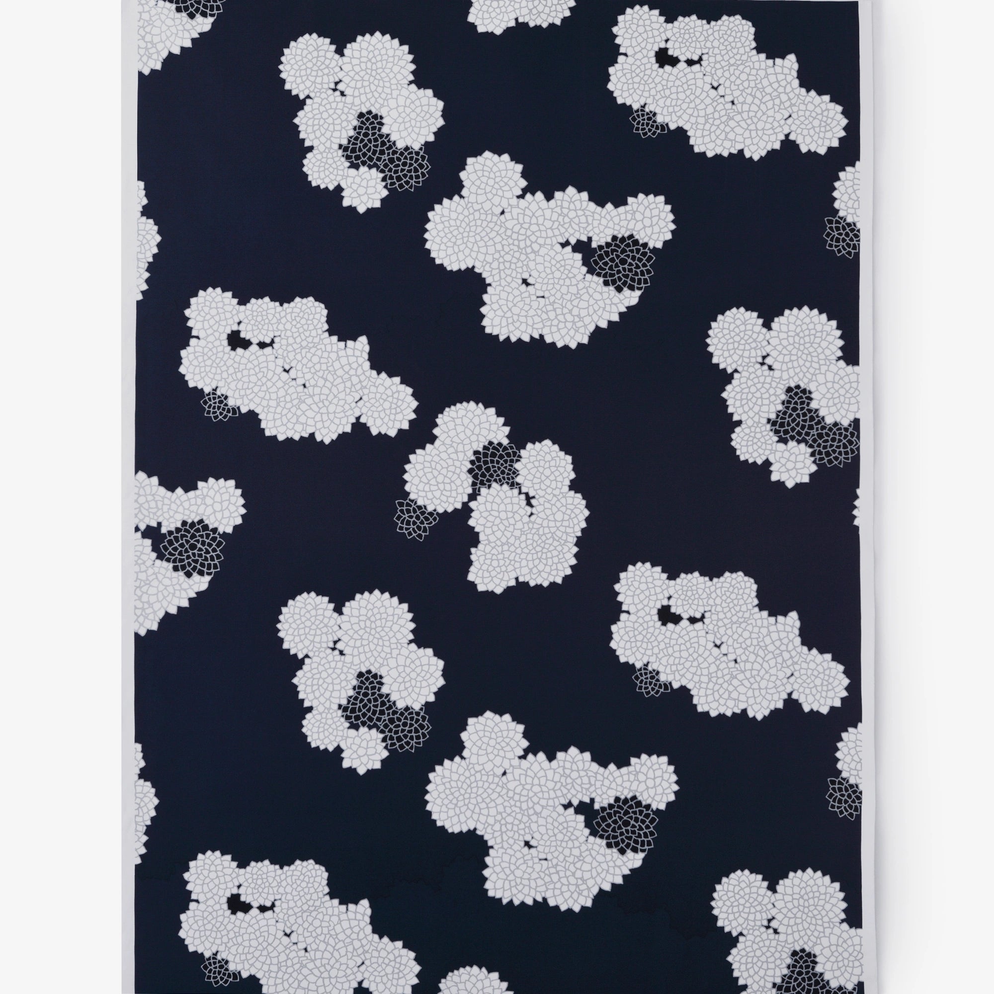 Textil nach Gewicht verkauft (Leinwand Nr. 8)/Chrysantheme zwischen Wolken <50 cm>