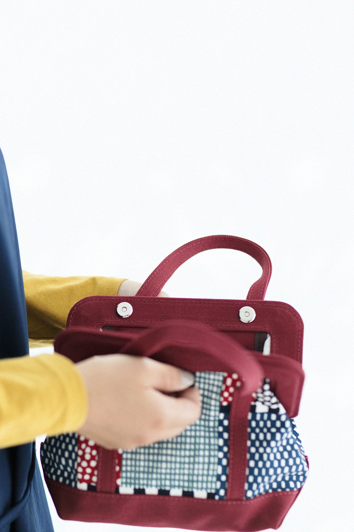 SOU・SOU×Y’SACCS Tote Gama Small/Magasane