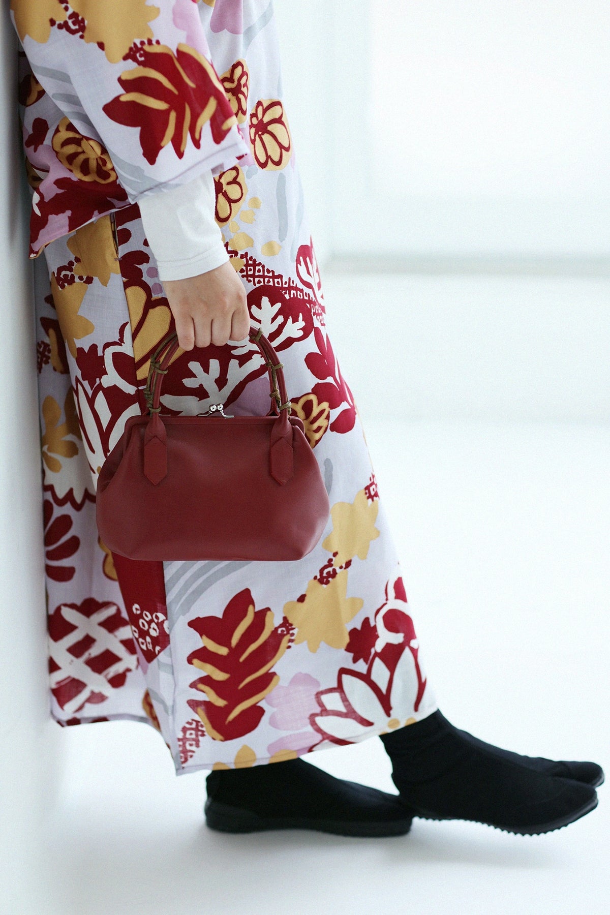 SOU・SOU×Y’SACCS Wisteria Vine Handtasche/braune Farbe × Gap Sane