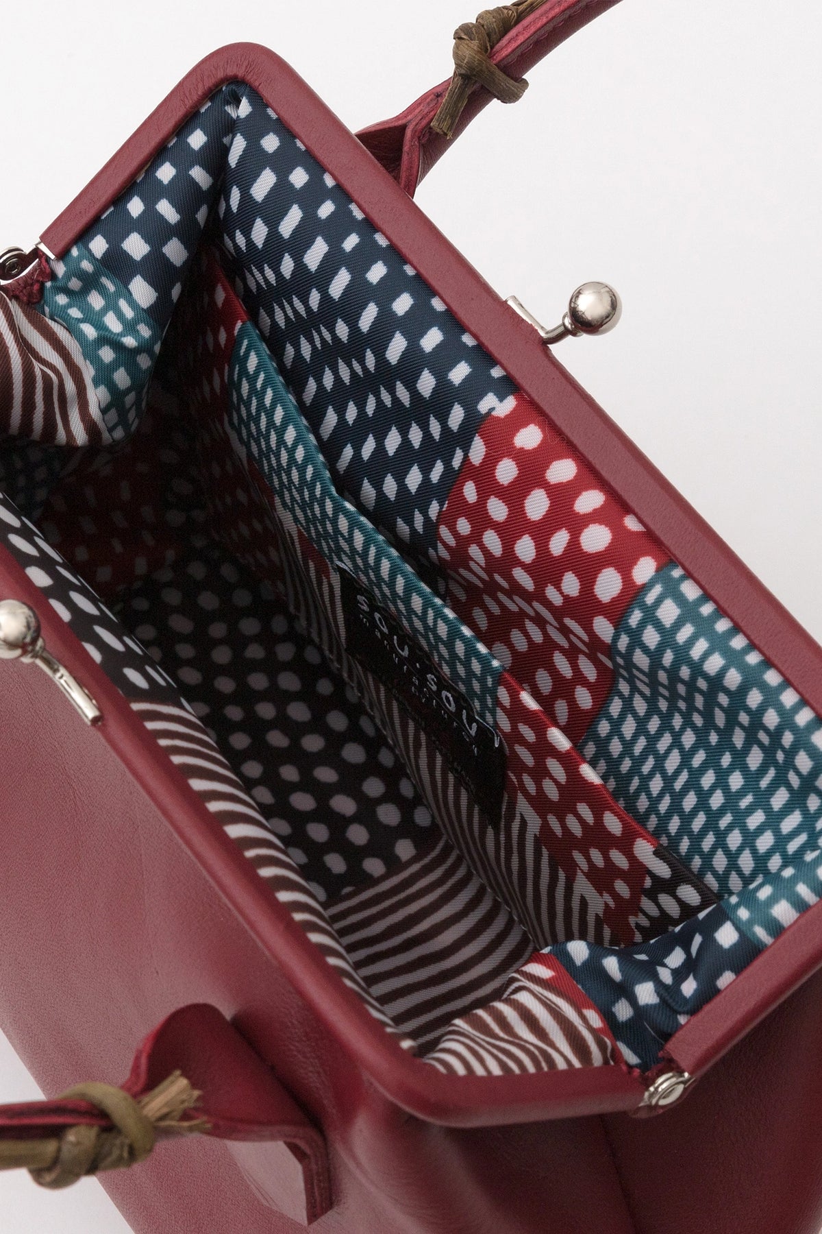 SOU・SOU×Y’SACCS Wisteria Vine Handtasche/braune Farbe × Gap Sane