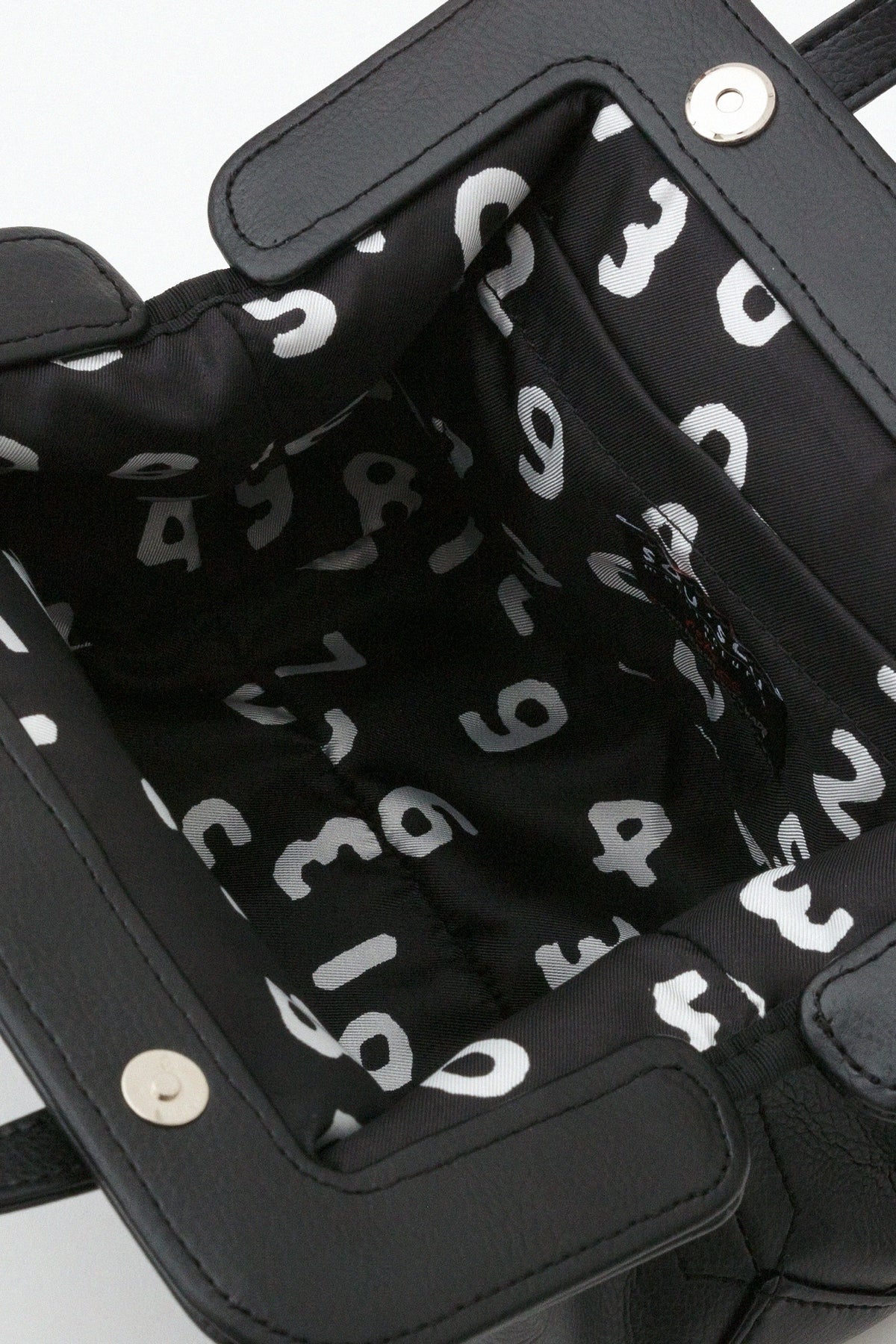 SOU・SOU ×Y’SACCS Faux Leather / × Tote Bag Small Black SO-SU-U Kon