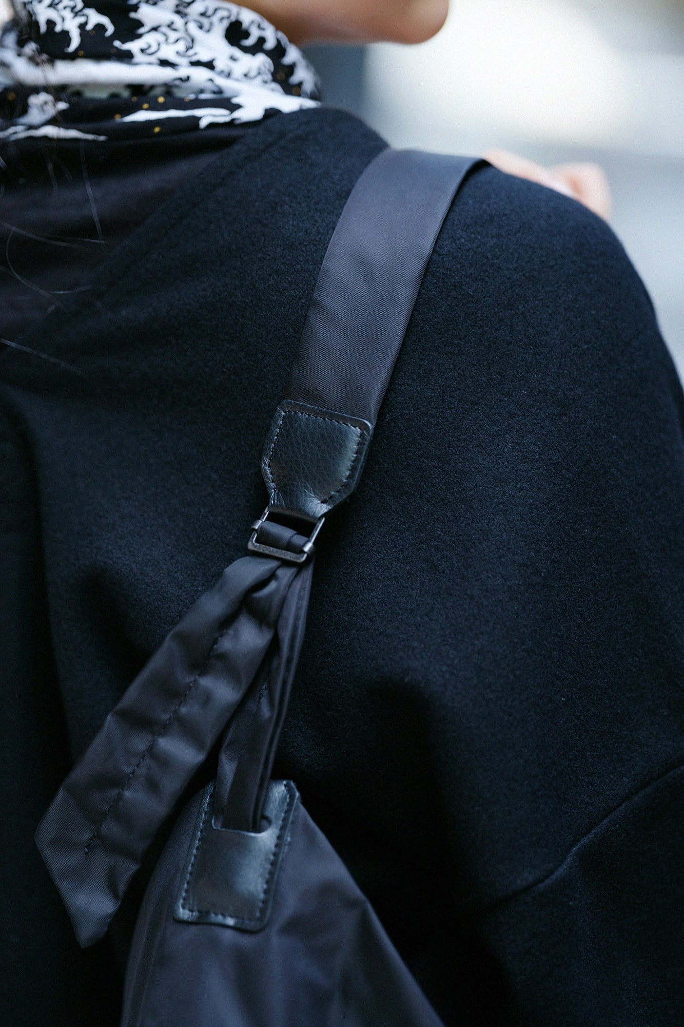 SOU・SOU ×Y’SACCS肩背包 穩 長/黑色×SO-SU-U十數2