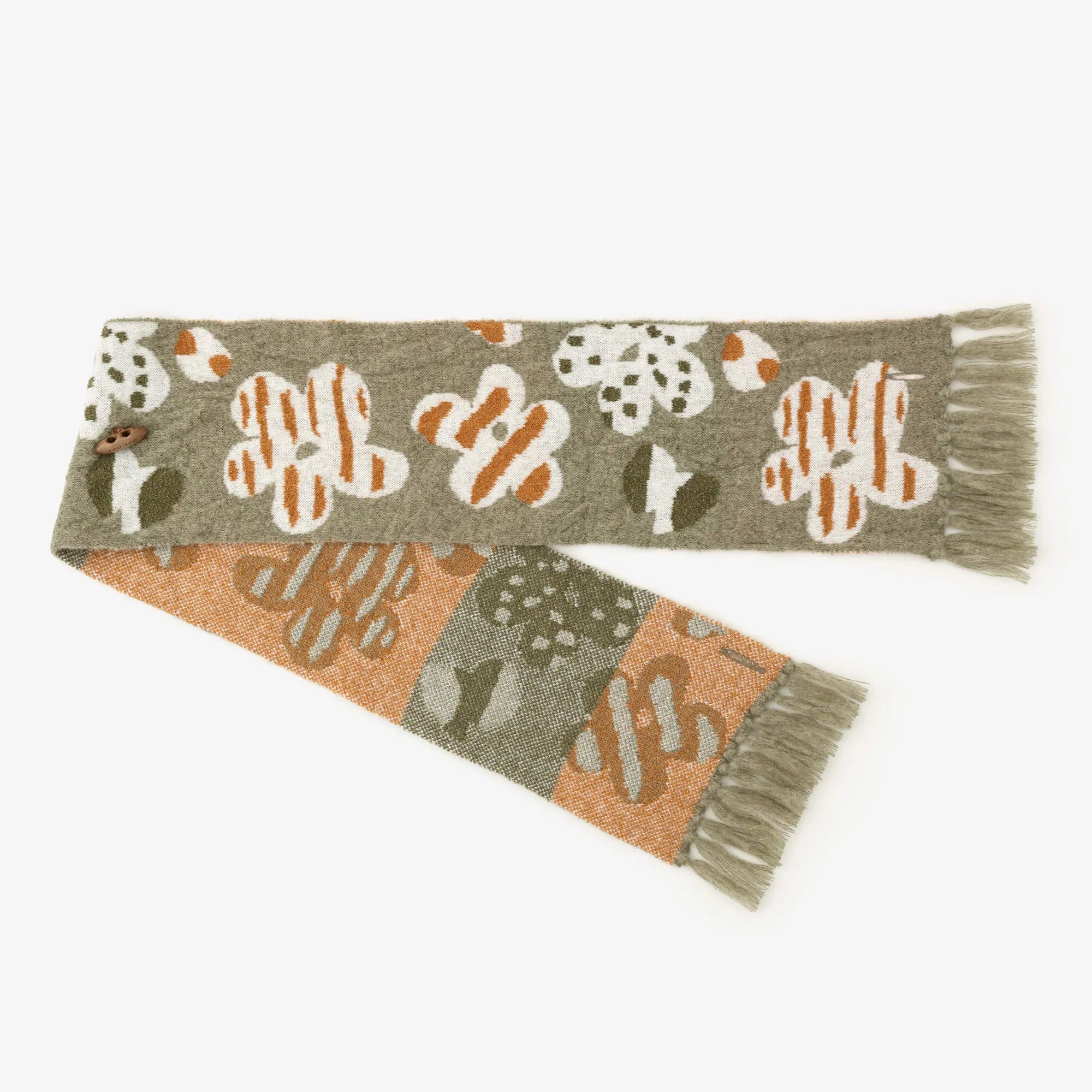 SOU・SOU×MOONBAT 草編衿(そうあみえり)/はじける 柳鼠(やなぎねず)