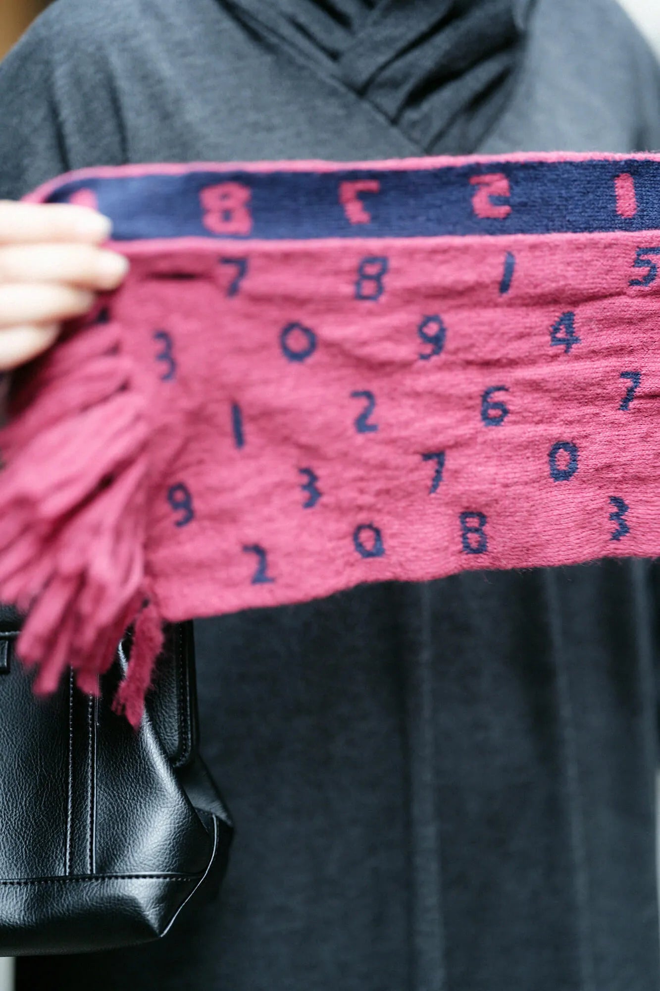 SOU・SOU×MOONBAT 草編領巾/SO-SU-U十數 深粉紅