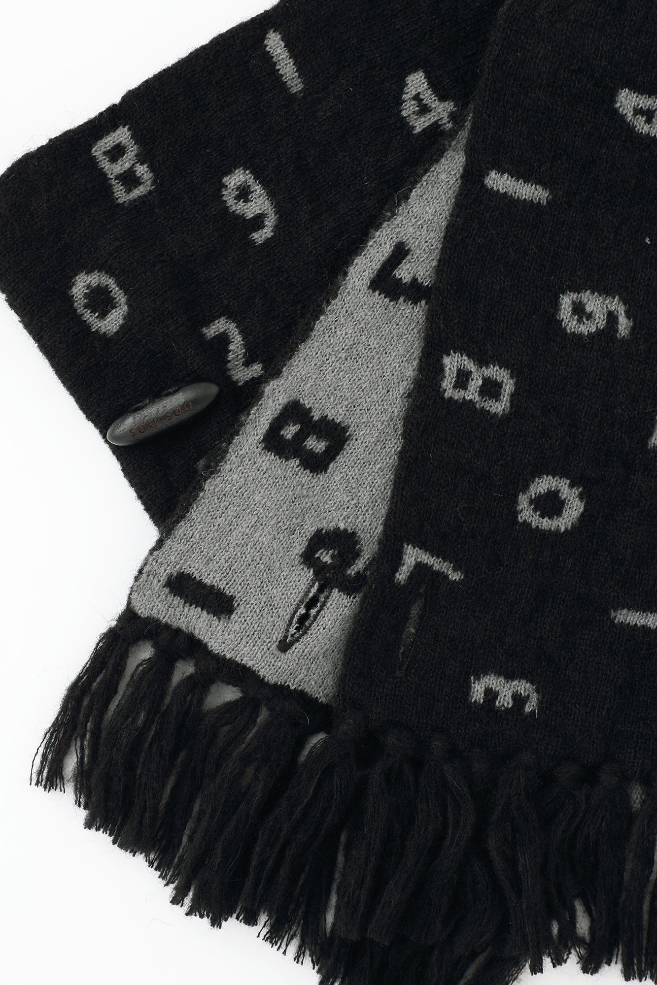 SOU・SOU×MOONBAT 草編領巾/SO-SU-U十數 墨黒色