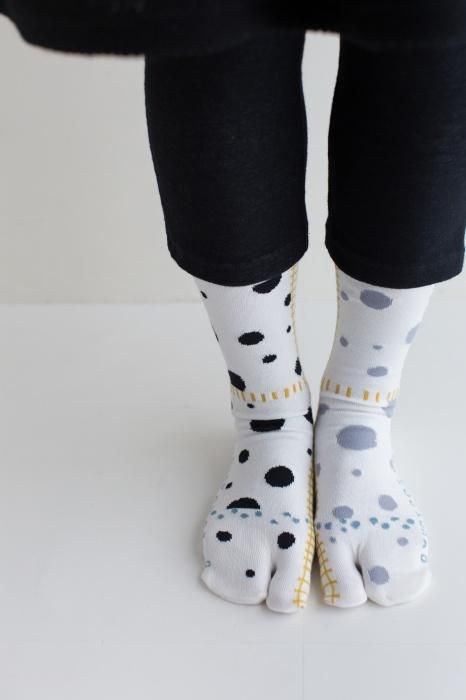 Tabi Socks (Mid-calf)/Balloon Walk White【Men・Women】