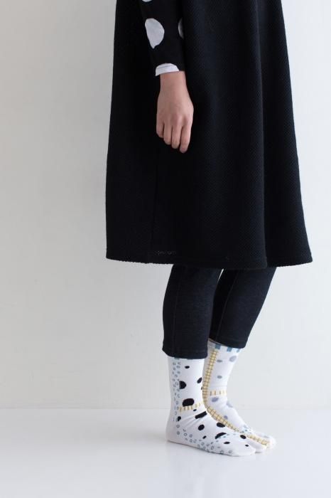 Tabi Socks (Mid-calf)/Balloon Walk White【Men・Women】
