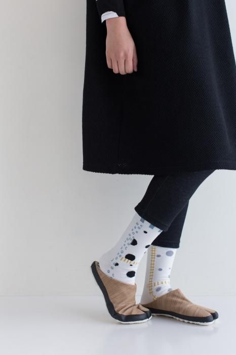 Tabi Socks (Mid-calf)/Balloon Walk White【Men・Women】