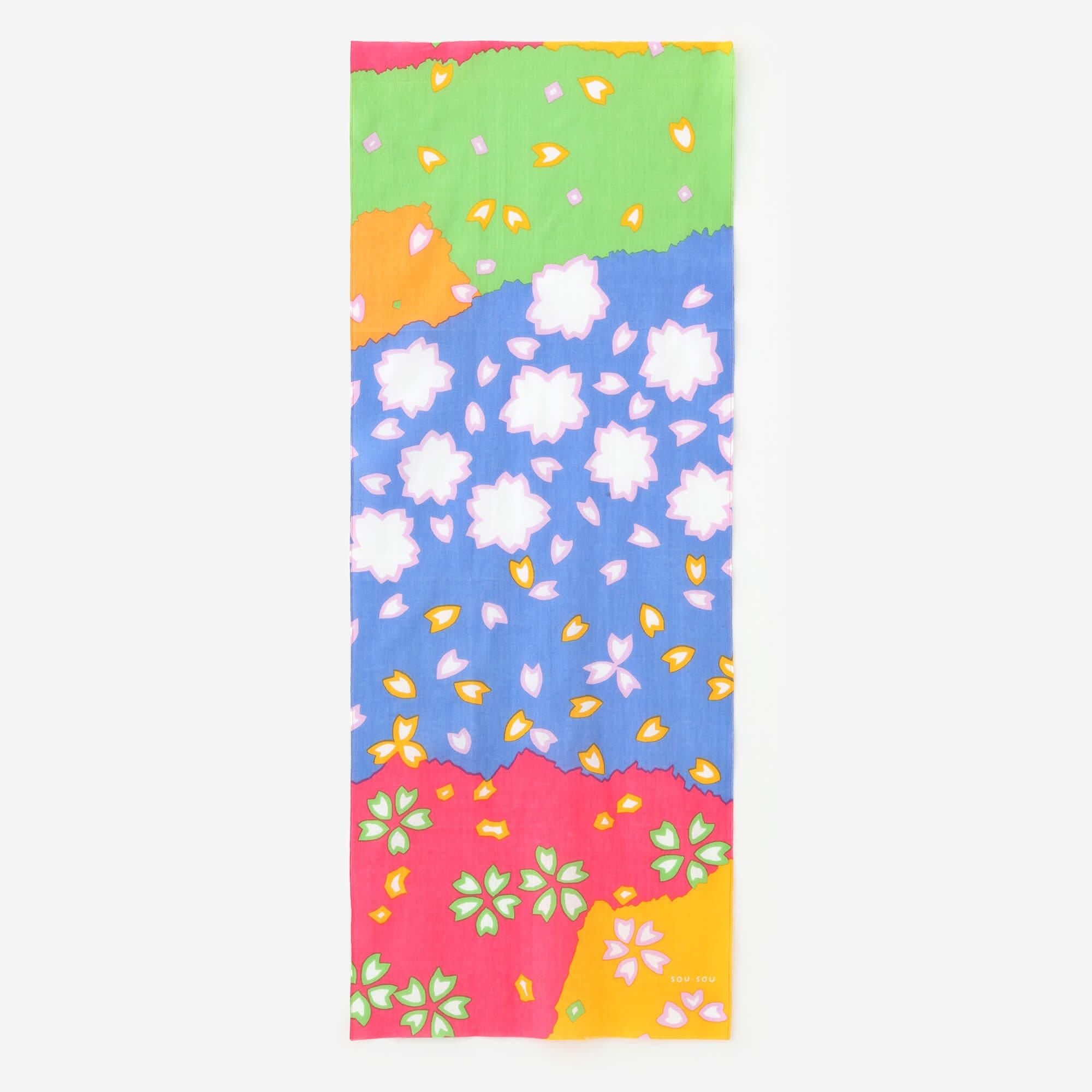 【net limited】Isemomen Cotton Textile Handkerchief / Sakura Sakura Maruyama