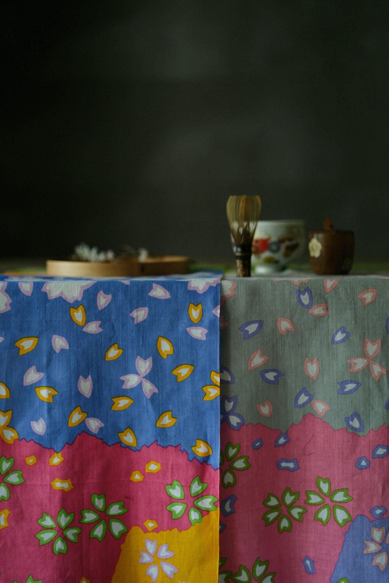 【net limited】Isemomen Cotton Textile Handkerchief / Sakura Sakura Maruyama