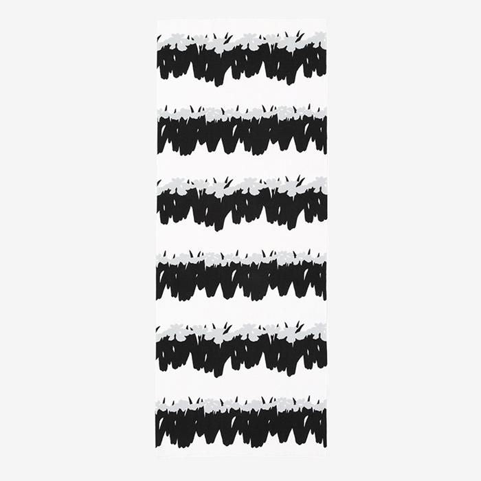 【net limited】Isemomen Cotton Textile Handkerchief / Kakitsubata White